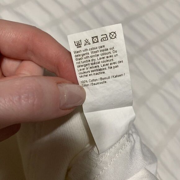 River Island Womens Solid White Denim Jean Mini Skirt 4 Small US 8 UK - Picture 5 of 5